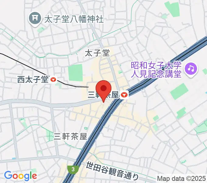 三軒茶屋32016の地図