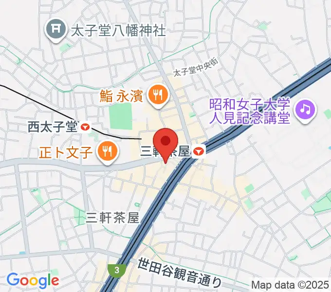 三軒茶屋32016の地図