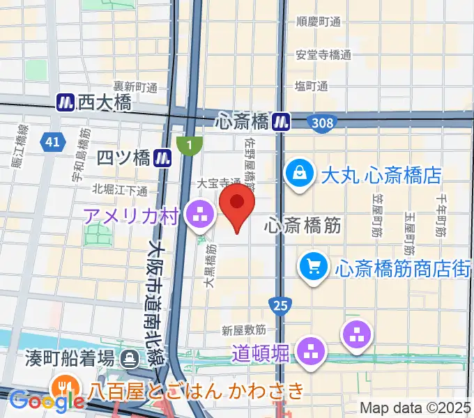 シネマート心斎橋の地図