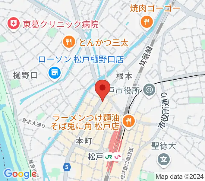 松戸スタジオダグアウト2の地図