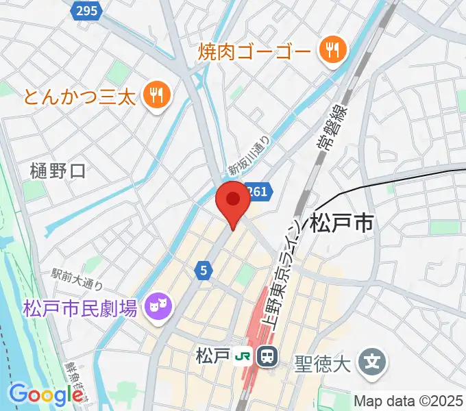 松戸スタジオダグアウト2の地図