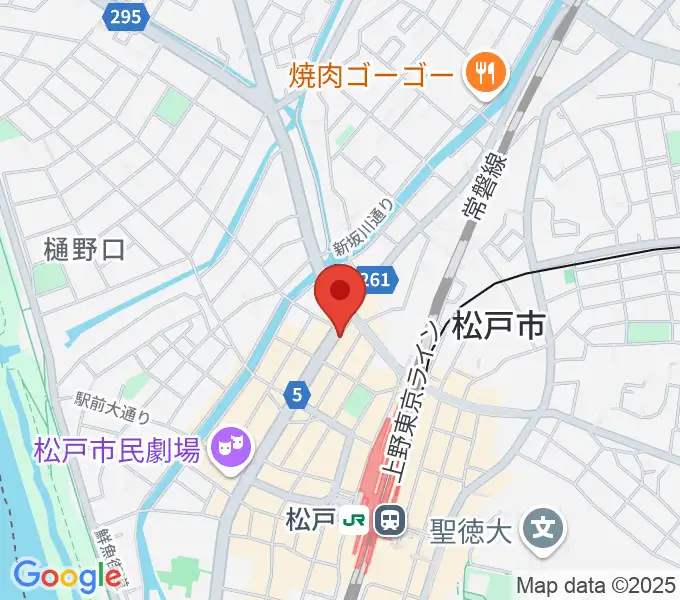 松戸スタジオダグアウト2の地図