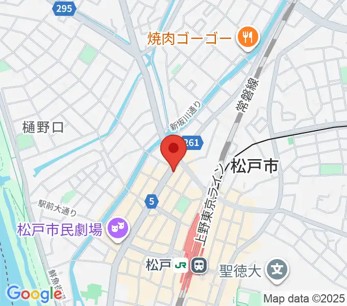 松戸スタジオダグアウト2の地図