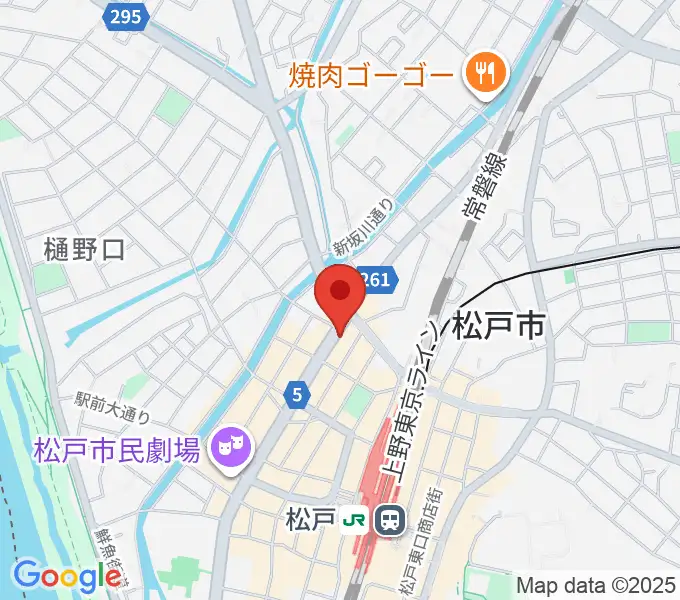 松戸スタジオダグアウト2の地図