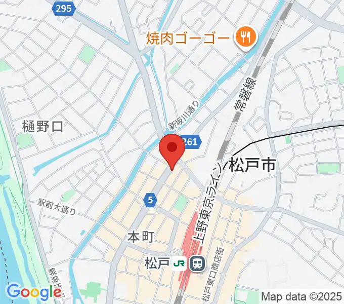 松戸スタジオダグアウト2の地図