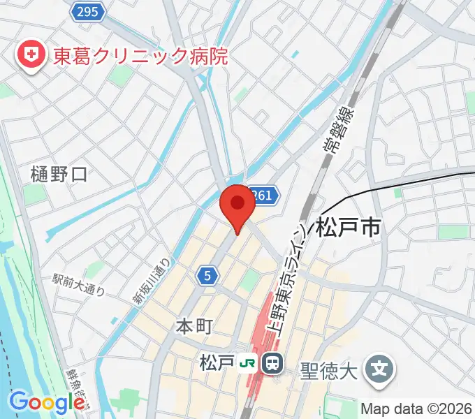 松戸スタジオダグアウト2の地図