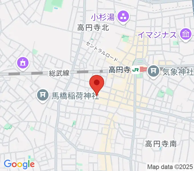 高円寺Knockの地図