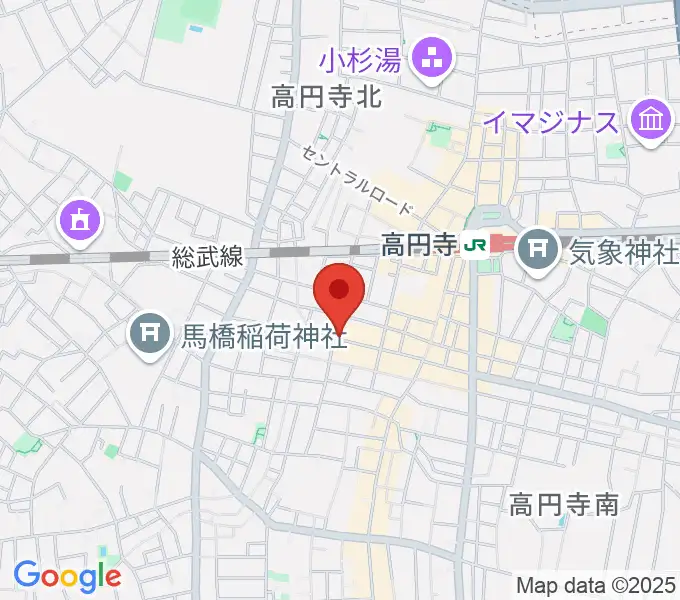 高円寺Knockの地図