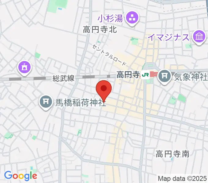 高円寺Knockの地図