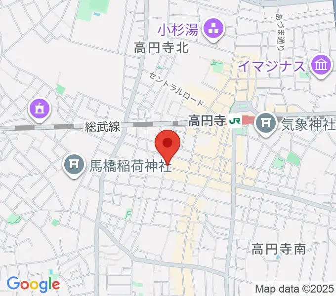 高円寺Knockの地図