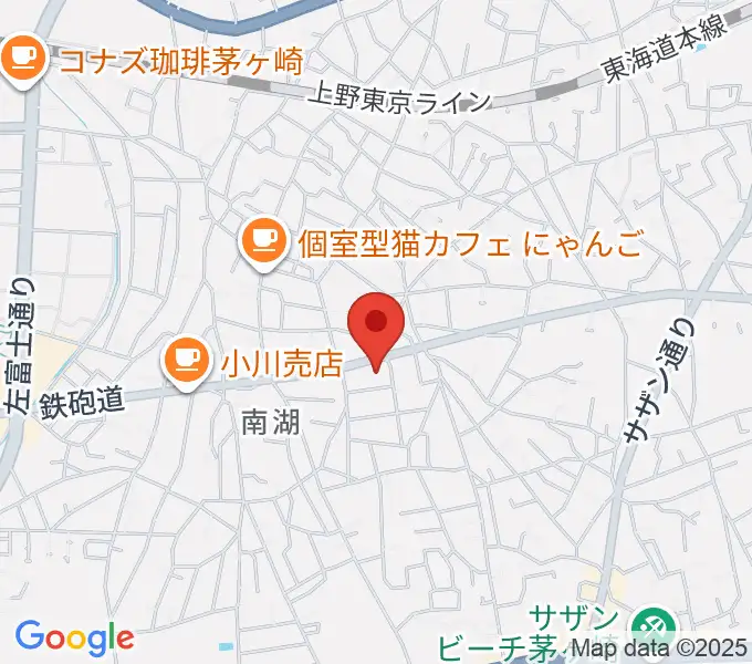 内田音楽教室の地図