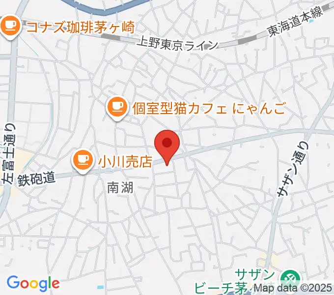 内田音楽教室の地図