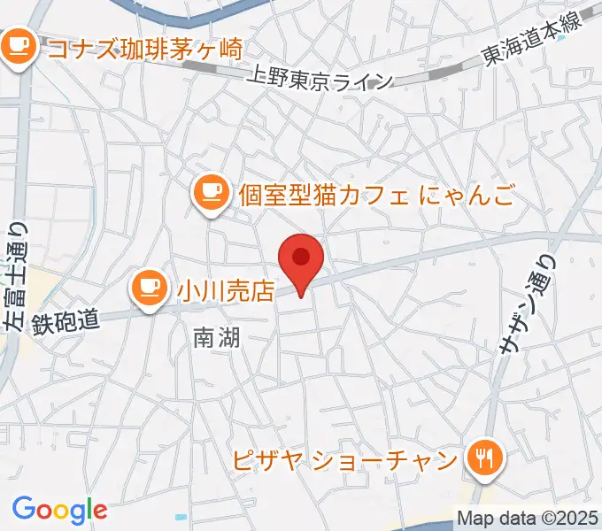 内田音楽教室の地図