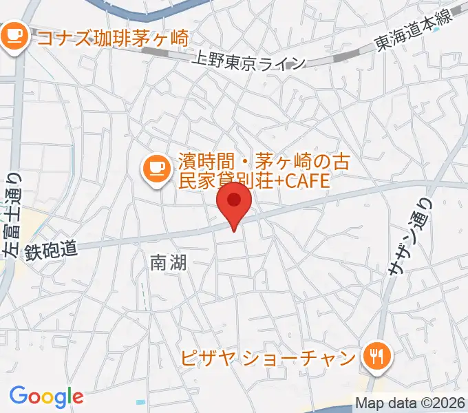 内田音楽教室の地図