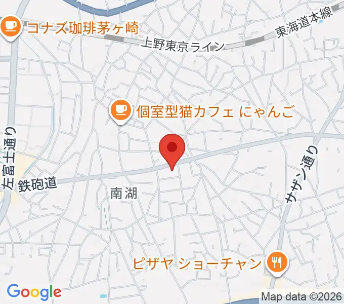内田音楽教室の地図
