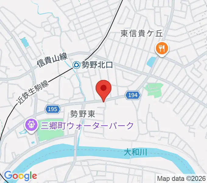 さかぐちまきこ音楽教室の地図
