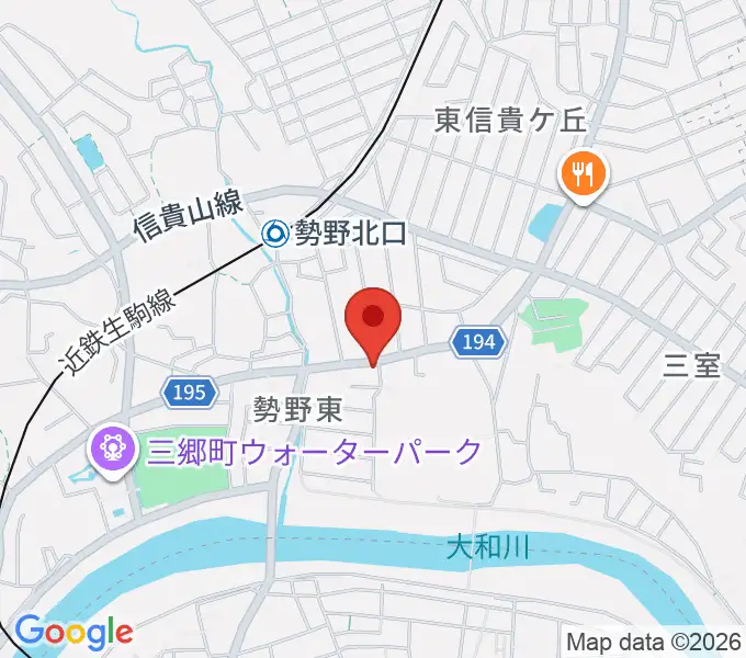 さかぐちまきこ音楽教室の地図