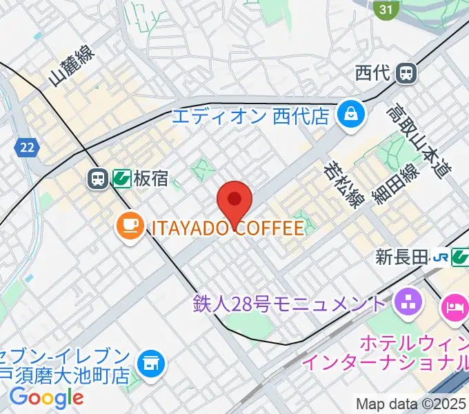 KOBEらぼポルカの地図