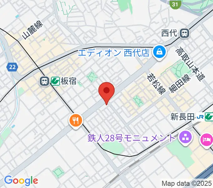 KOBEらぼポルカの地図