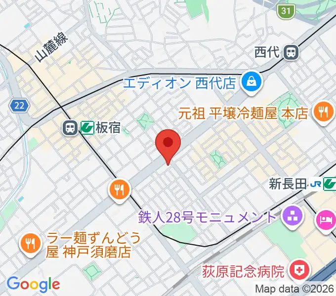 KOBEらぼポルカの地図