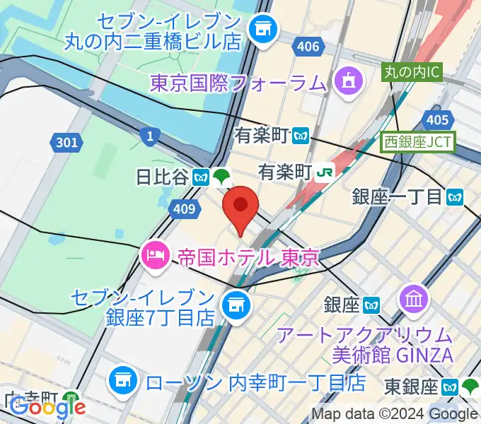 TOHOシネマズシャンテの地図