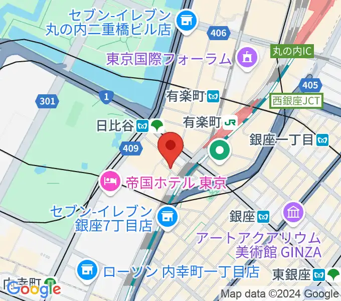 TOHOシネマズシャンテの地図