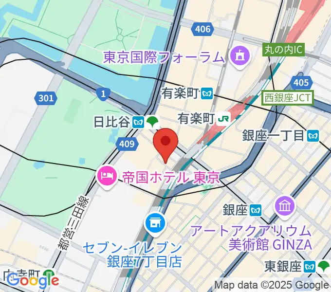 TOHOシネマズシャンテの地図
