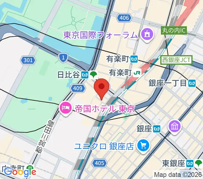 TOHOシネマズシャンテの地図