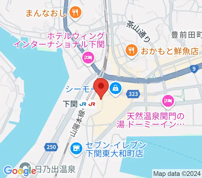 シネマサンシャイン下関の地図