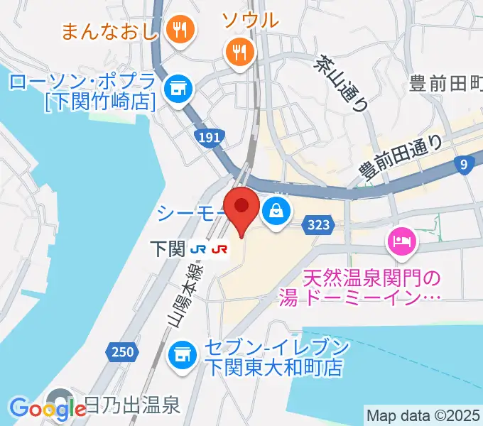 シネマサンシャイン下関の地図