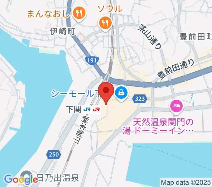 シネマサンシャイン下関の地図