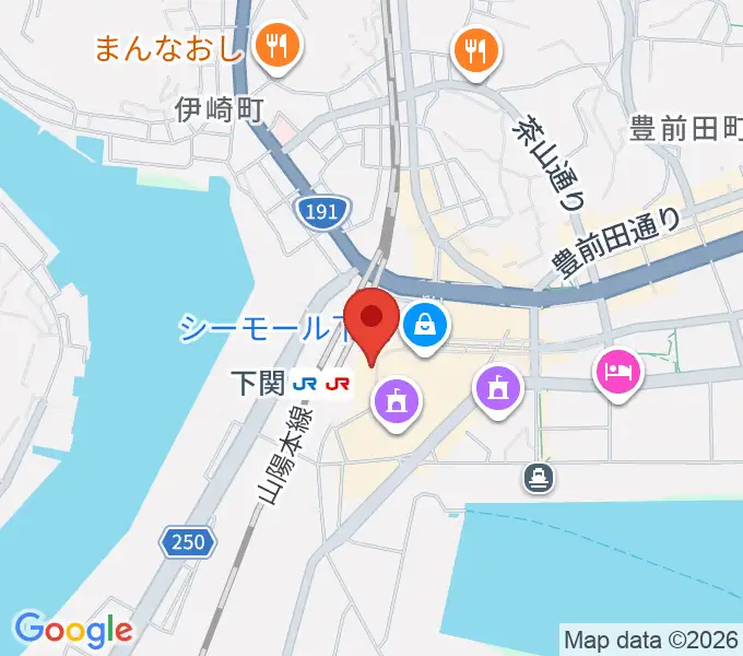 シネマサンシャイン下関の地図