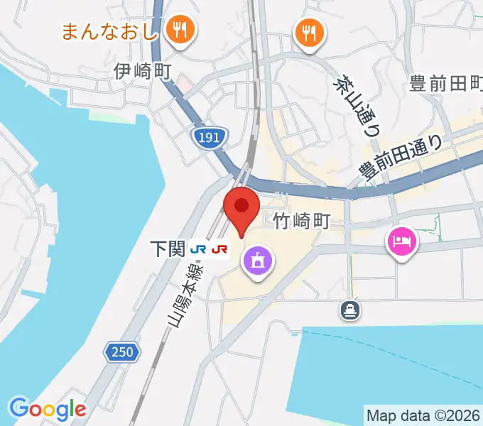 シネマサンシャイン下関の地図