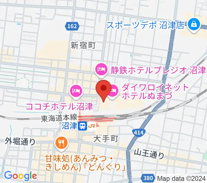 シネマサンシャイン沼津の地図