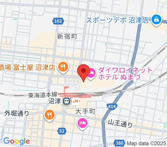 シネマサンシャイン沼津の地図