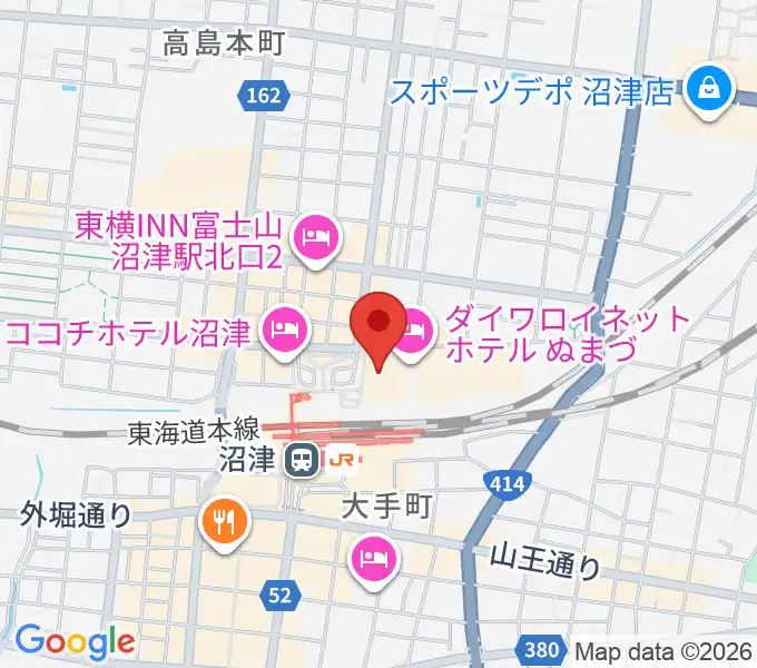 シネマサンシャイン沼津の地図