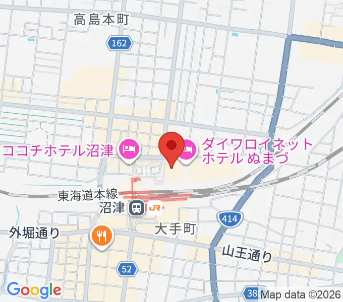 シネマサンシャイン沼津の地図