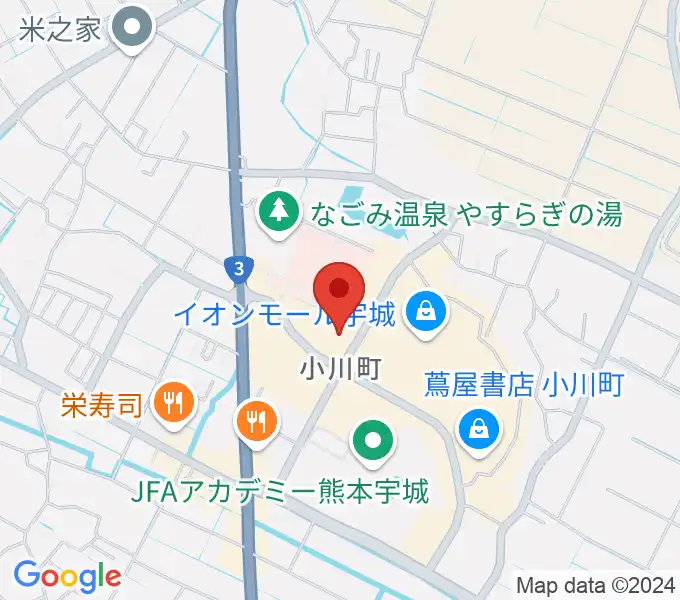 TOHOシネマズ宇城の地図