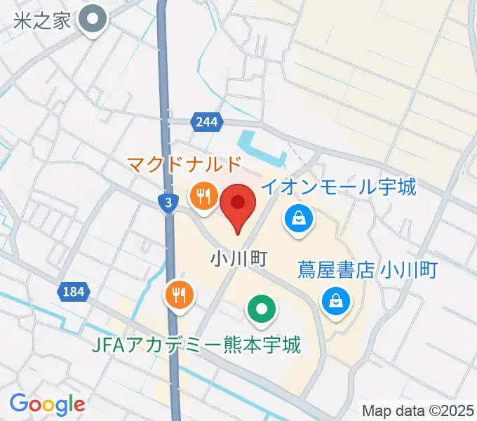 TOHOシネマズ宇城の地図