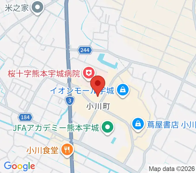 TOHOシネマズ宇城の地図