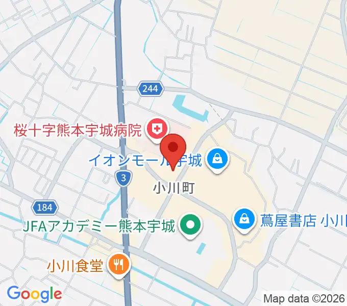 TOHOシネマズ宇城の地図