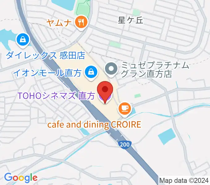 TOHOシネマズ直方の地図