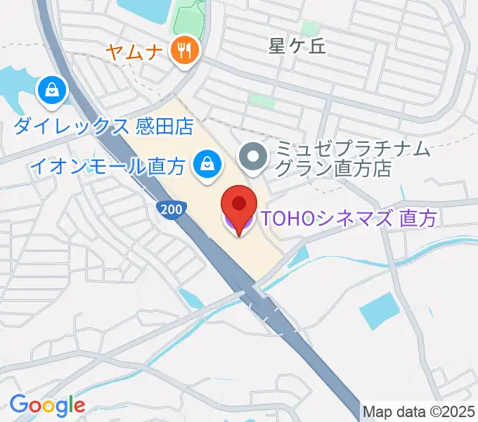 TOHOシネマズ直方の地図