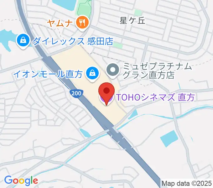 TOHOシネマズ直方の地図