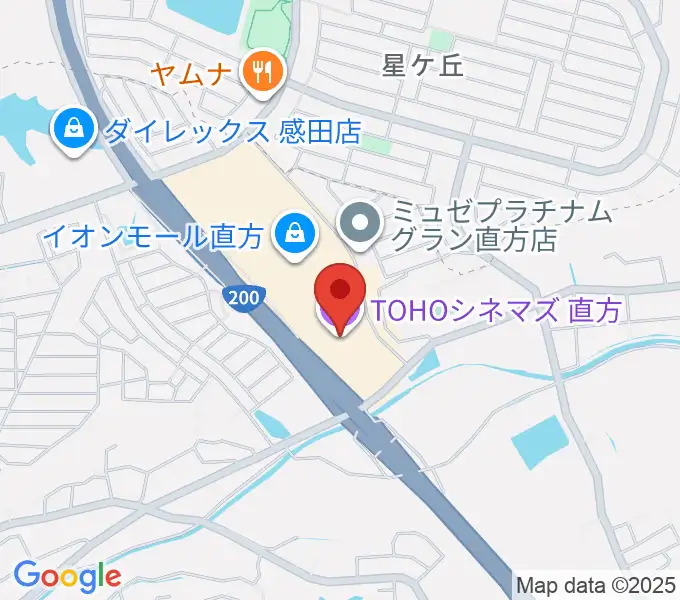 TOHOシネマズ直方の地図