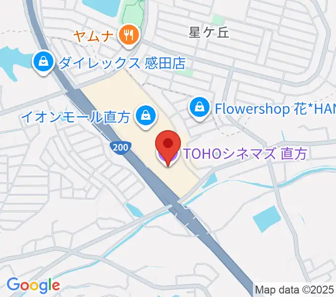 TOHOシネマズ直方の地図