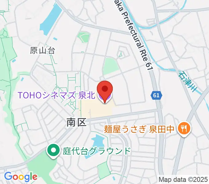 TOHOシネマズ泉北の地図