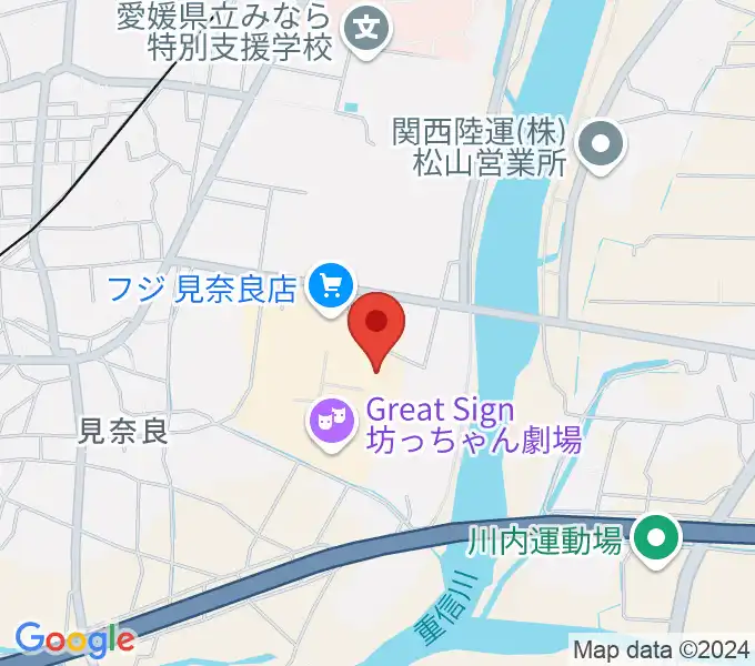 東温アートヴィレッジセンター・シアターNESTの地図