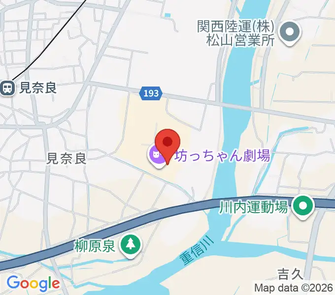 東温アートヴィレッジセンター・シアターNESTの地図