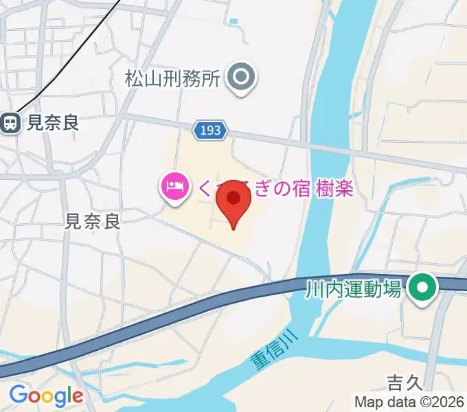 東温アートヴィレッジセンター・シアターNESTの地図